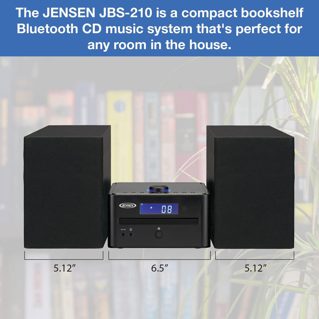 Bluetooth CD Music System with AM/FM Stereo Receiver and Remote Control C788781