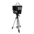 MaxBP Original Baseball and Softball Pitching Machine with 48 Wiffle Balls, Fastballs u0026 curveballs, 4