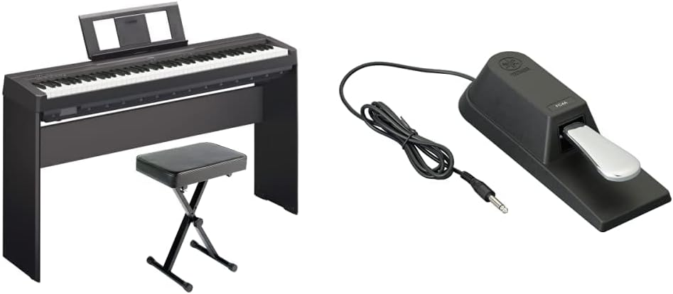 88-Key Weighted Digital Piano with Wooden Stand and Bench R1005