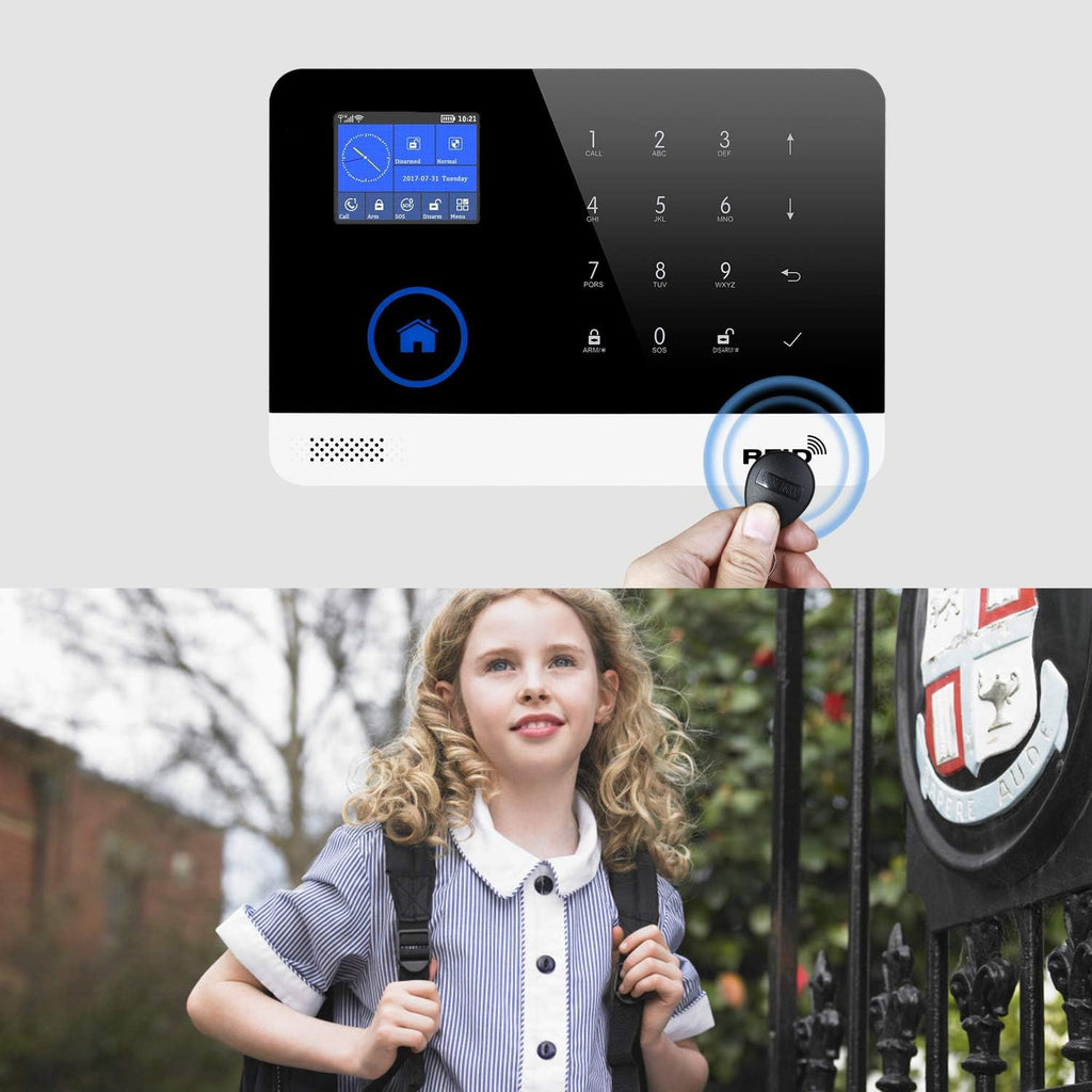 Wireless DIY Burglar Alarm 18 Piece Kit with GSM and WiFi App Control G279