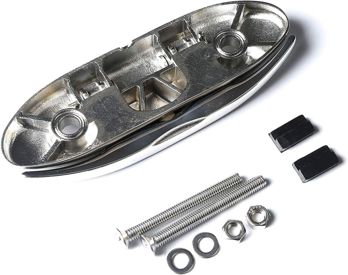 4-1/2" Folding Boat Dock Cleat, 316 Stainless Steel, Pack of 4 G115