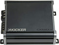 Kicker 46CXA8001T CX Series 1600 Watt Max Power Class D Amp Monoblock Car Audio Sub Vehicle Amplifier, Black