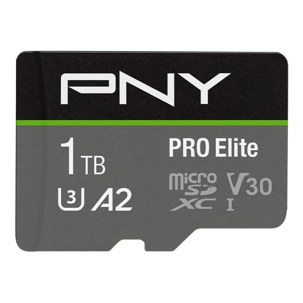 PNY 1TB Pro Elite Class 10 U3 V30 microSDXC Flash Memory Card