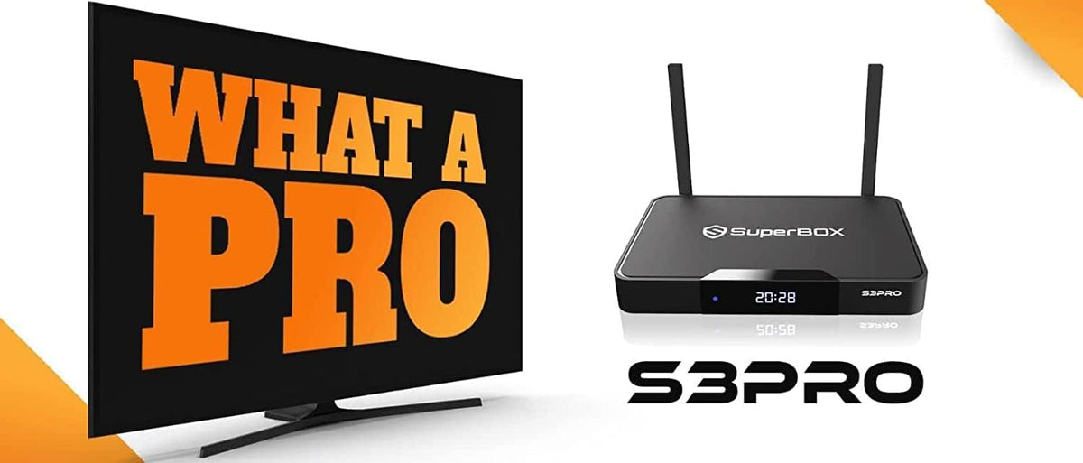 SuperBOX S3 Pro with Voice Activated Remote, 2GB RAM+32GB B668300