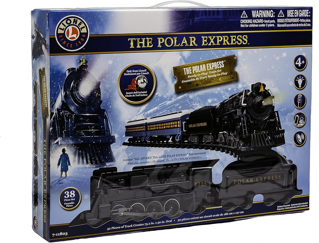 Polar Express Ready-to-Play Battery-Powered Model Train Set with Remote W26064