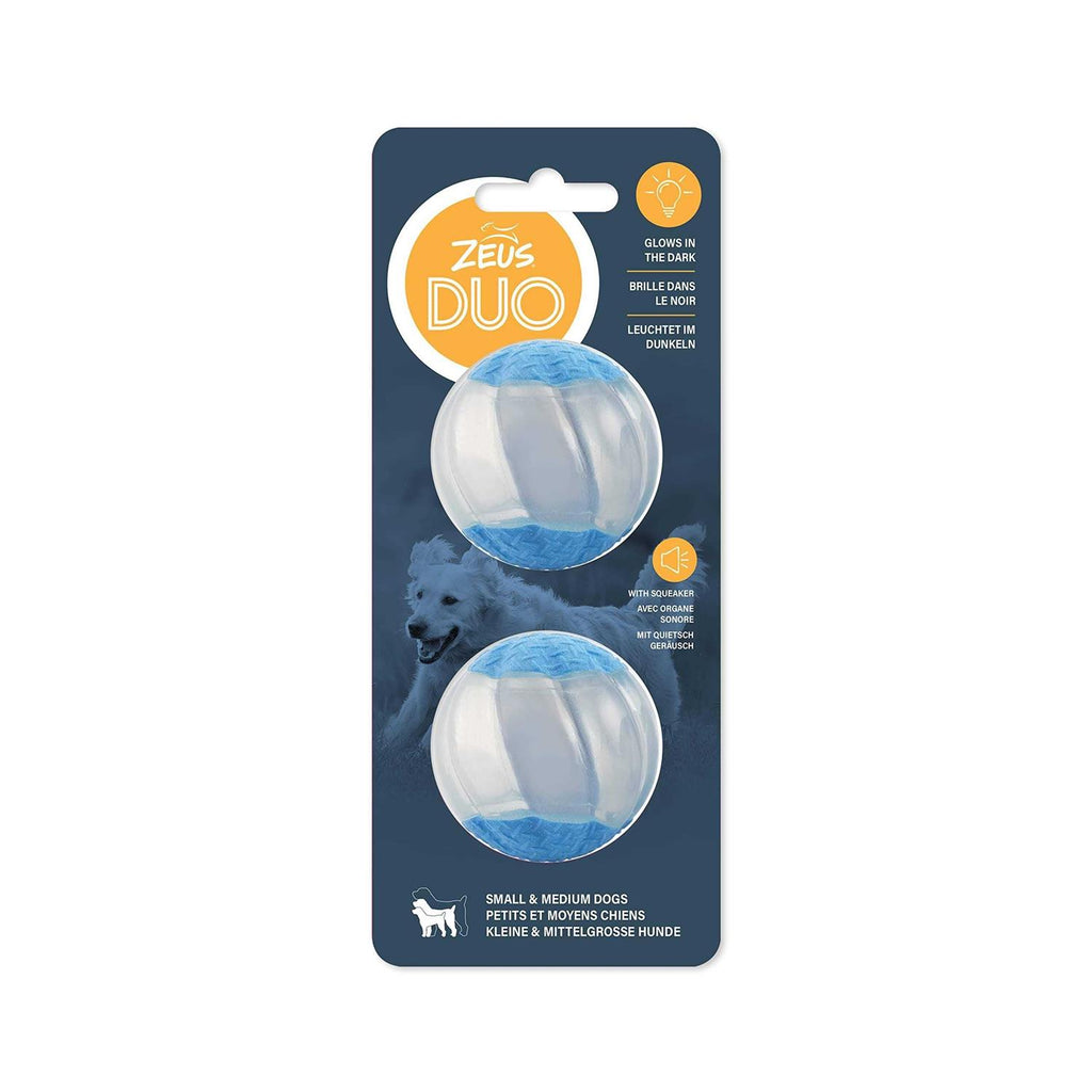 Zeus Duo Ball Dog Toy with Squeaker - Pet Supplies online store
