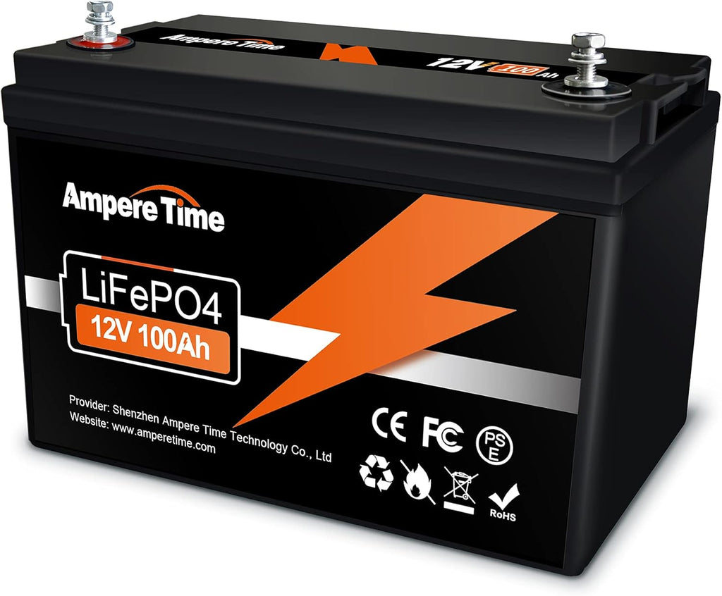 24V 100Ah LiFePO4 Deep Cycle Lithium Battery with Built-in 100A BMS Z75485