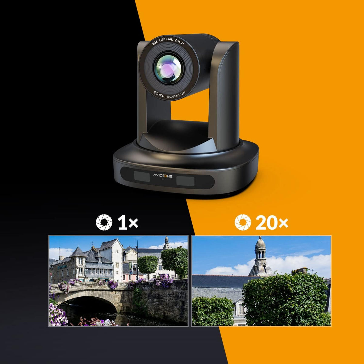 PTZ Camera 20x Optical Zoom for Conference Live Streaming Y367