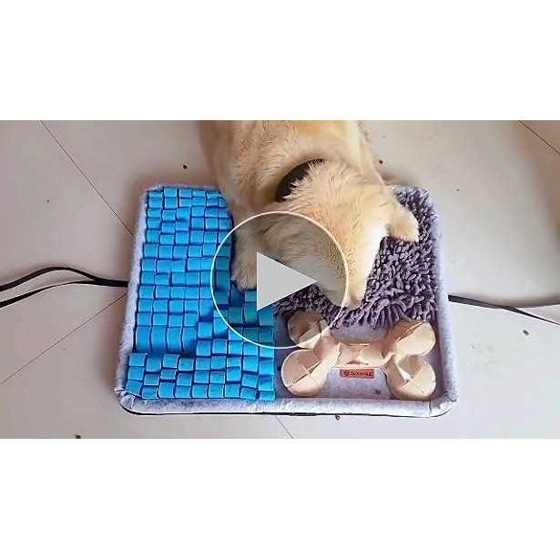 Snuffle Mat for Dogs, Interactive Feed Mat for Boredom, Pet Foraging Mat for Smell Training B697854