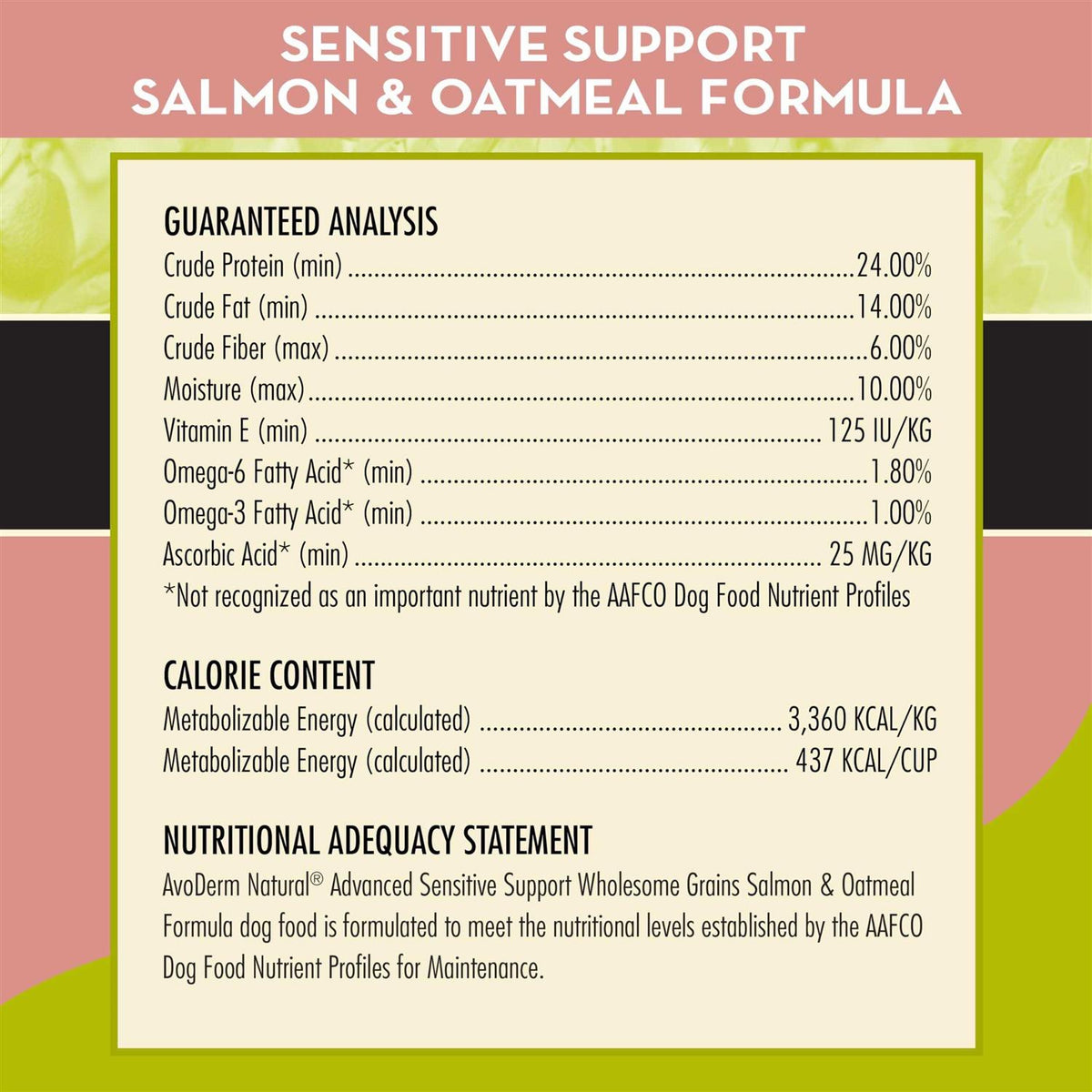 Salmon & Oatmeal Formula Dry Dog Food S42450