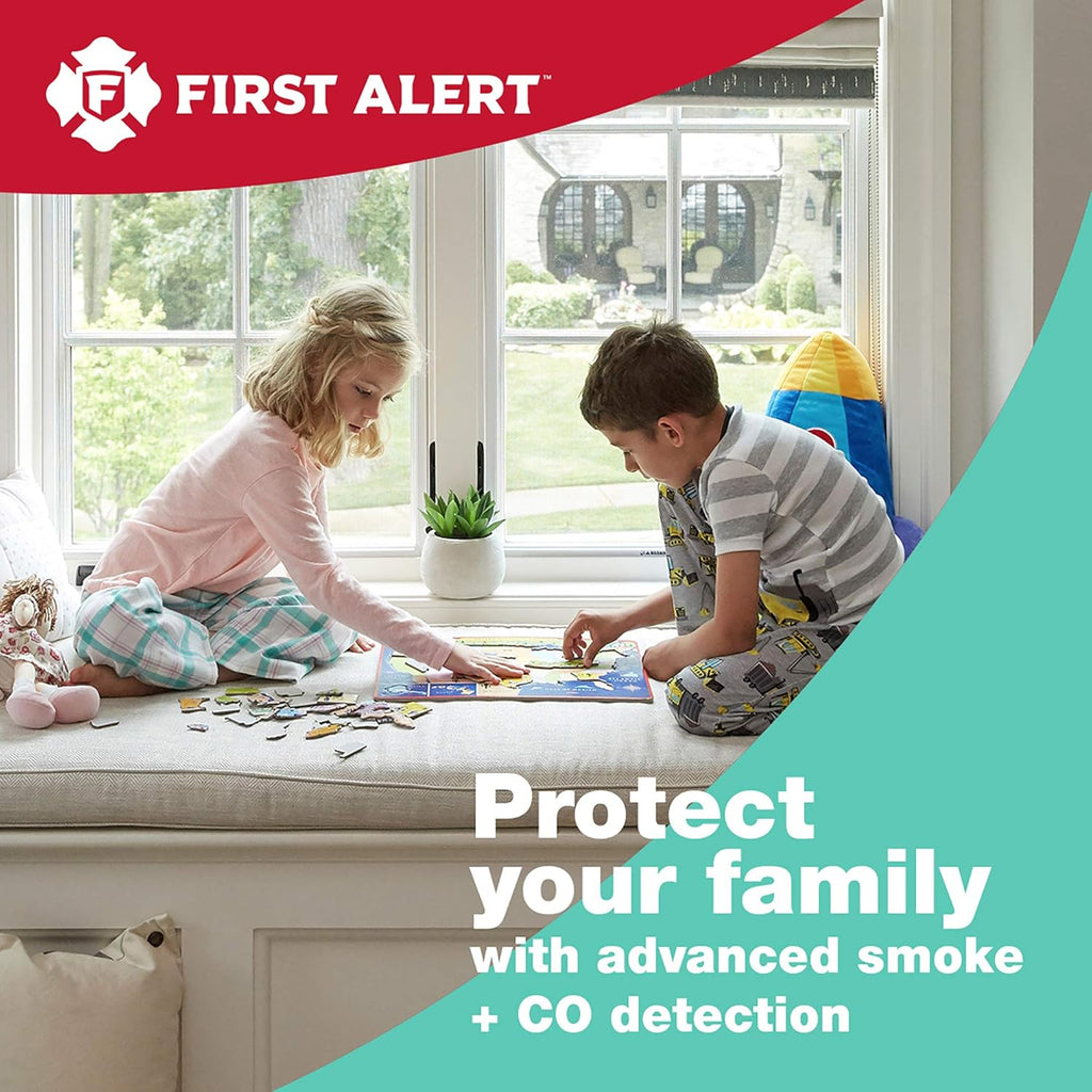 Hardwired Smoke and Carbon Monoxide Detector with Battery Backup, 3-Pack H100