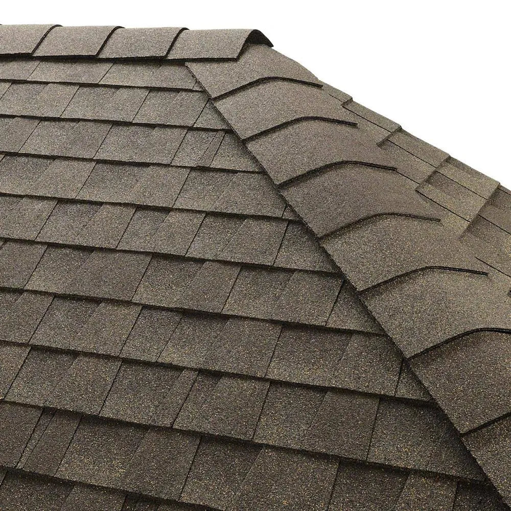 GAF Timbertex 0840900 Ridge Cap Shingles 20 Linear ft Weathered Wood | Builders Warehouse