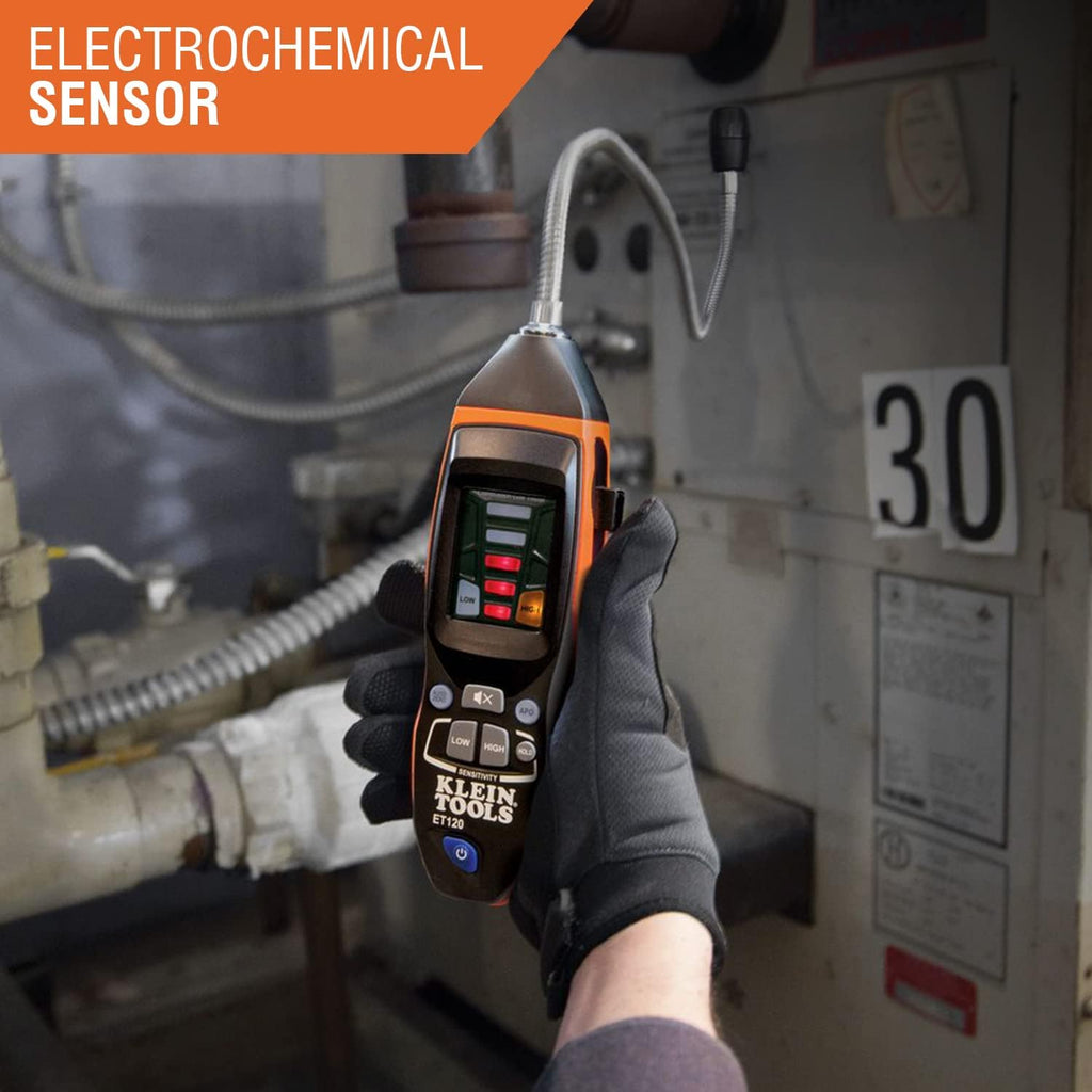 Gas Leak Detector with 18-Inch Gooseneck, 50-10,000 ppm Range O247