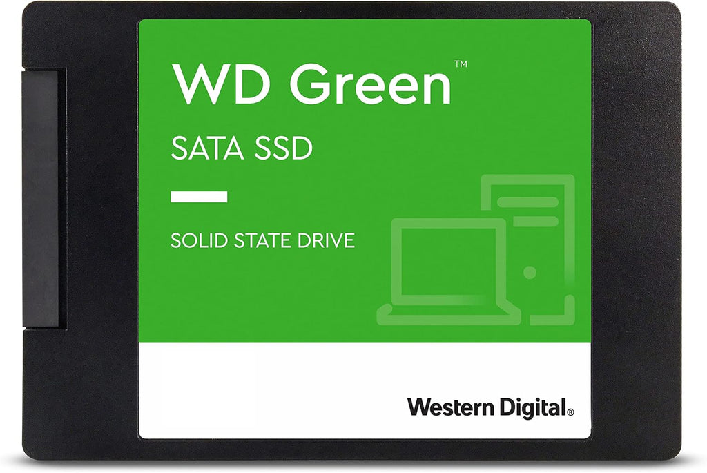 Western Digital 1TB WD Green Internal PC SSD Solid State Drive - SATA III 6 Gb/s, 2.5"/7mm, Up to 550 MB/s - WDS100T2G0A