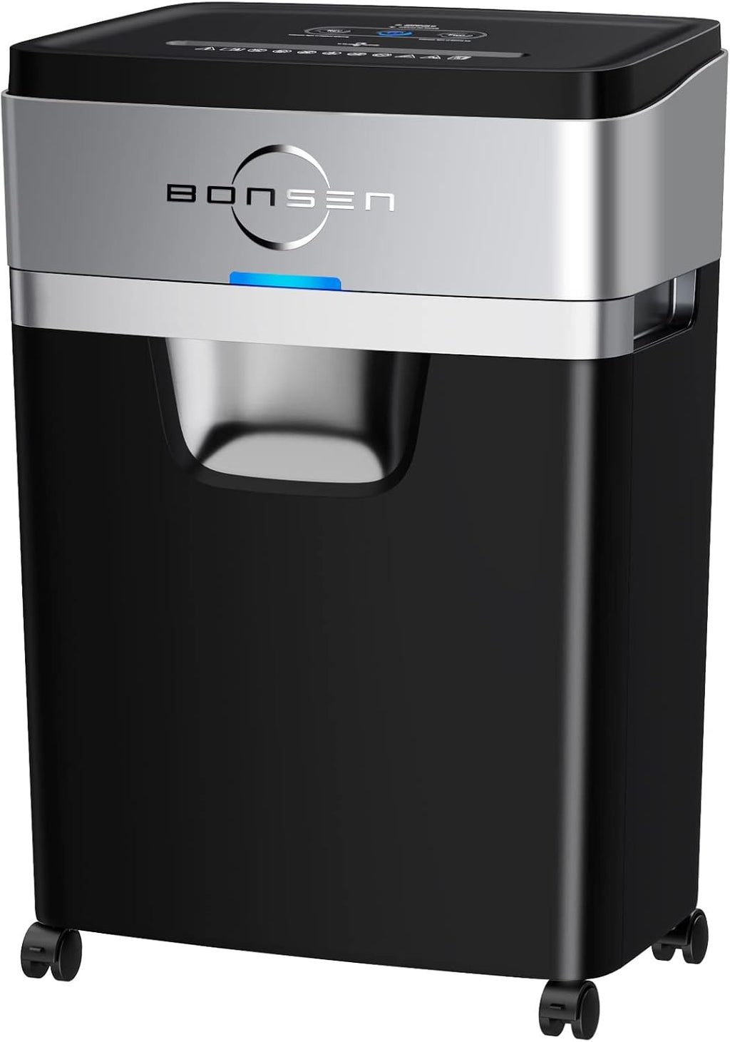 BONSEN 18-Sheet Paper Shredder, 30-Minute Heavy Duty Cross-Cut Paper, CD and Credit Card Shredder for Office, Ultra Quiet Shredder with 6.6 Gallons Pullout Basket (S3104)