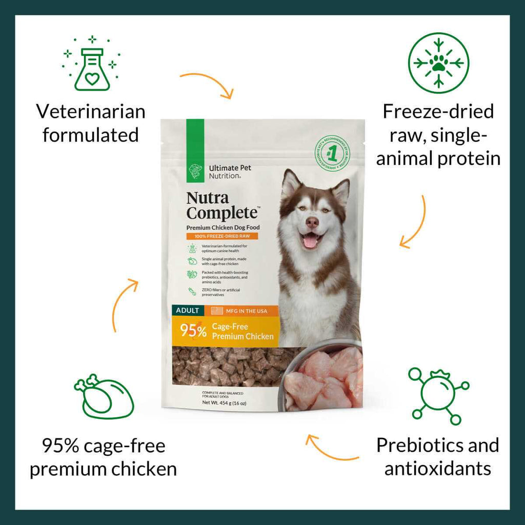 Freeze Dried Raw Chicken Dog Food Q61549