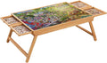1500 Piece Puzzle Board, 34" x 26" Wooden Jigsaw Puzzle Boards with Folding Legs and 4 Drawers, Smooth Fiberboard Work Surface, Puzzle Tables for Adults, Puzzle Table, Portable Folding Puzzle Tray