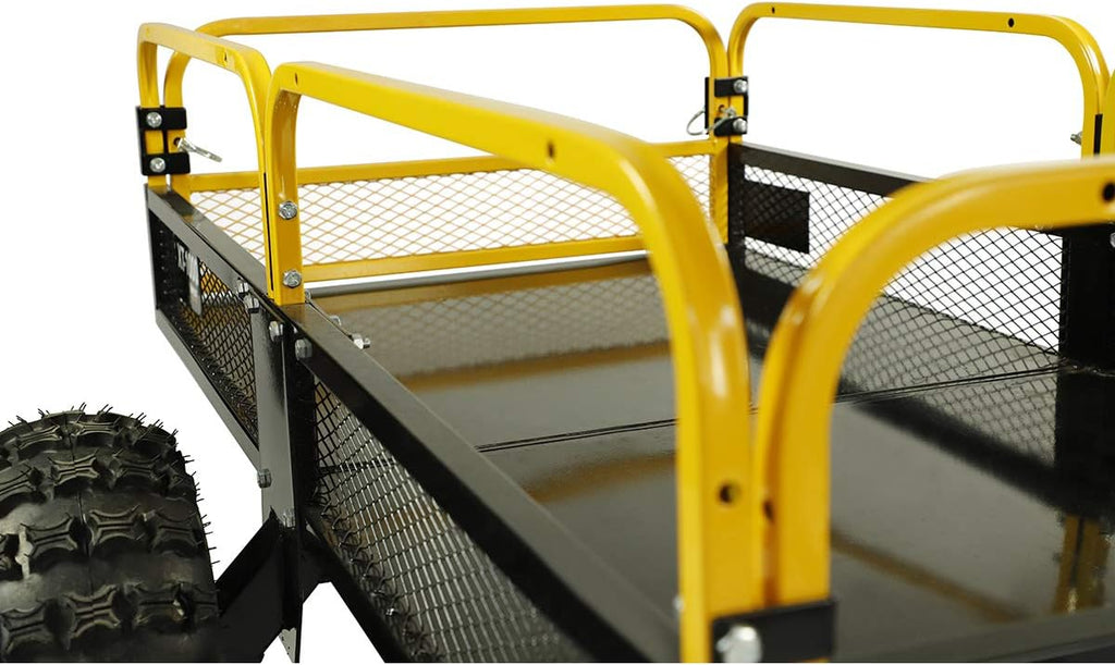 Heavy Duty Utility Cart Cargo Trailer 1000 lb Capacity E72122