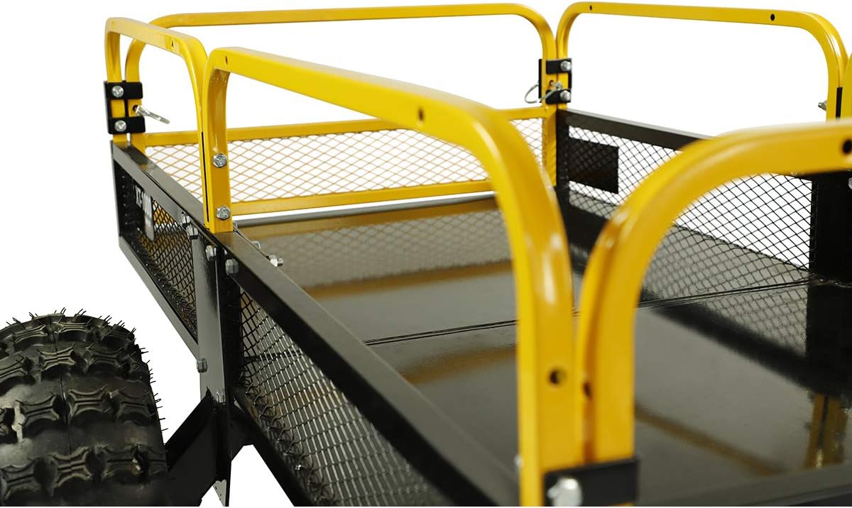 Heavy Duty Utility Cart Cargo Trailer 1000 lb Capacity E72122