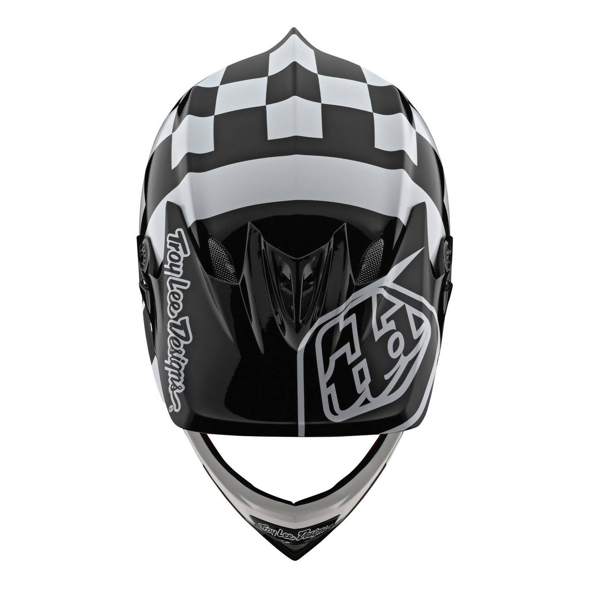 D3 Fiberlite Race Helmet - XL - White-Black Q296