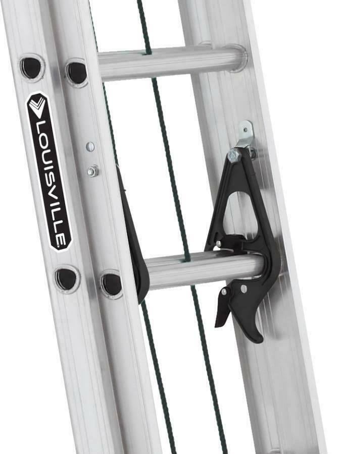 16-Foot Aluminum Step Ladder, 225-Pound Capacity F404145