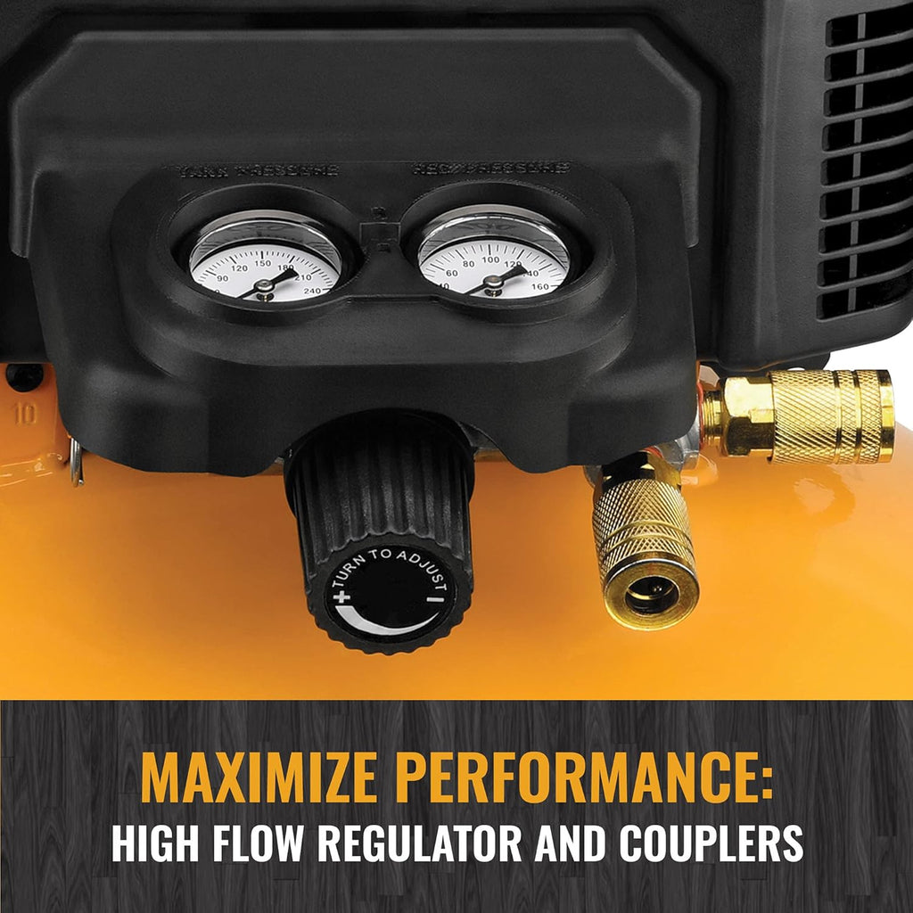 Air Compressor Kit, Oil-Free, 6 Gallon, 150 PSI P562