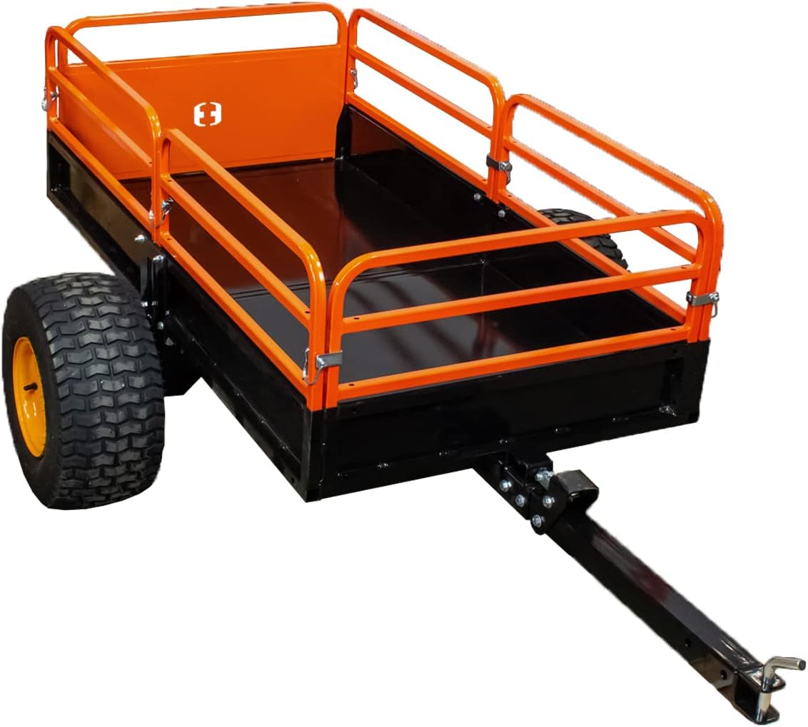 Heavy Duty Utility Cart Cargo Trailer 1000 lb Capacity E72122