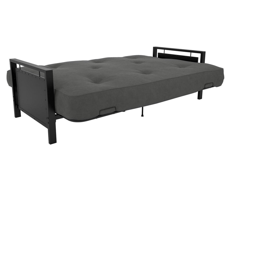 Metal Arm Futon Frame, Black V88615
