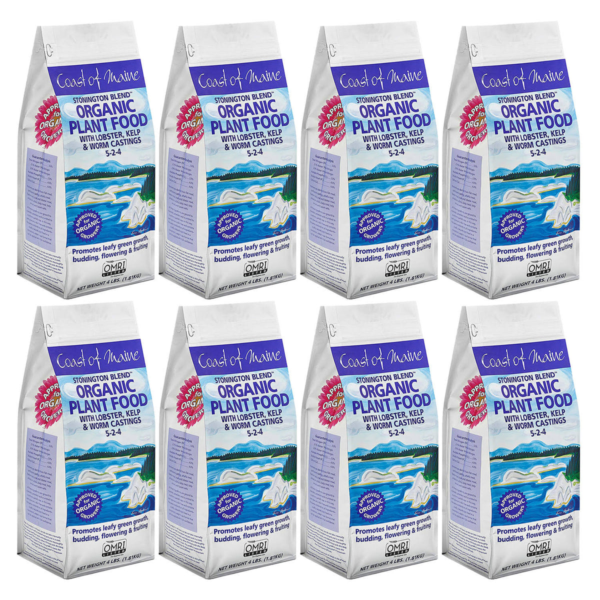 Coast of Maine Organic Stonington Blend Plant Food, 4 Pound Bag (8 Pack) at Spreetail (VMinnovations | VM Express)