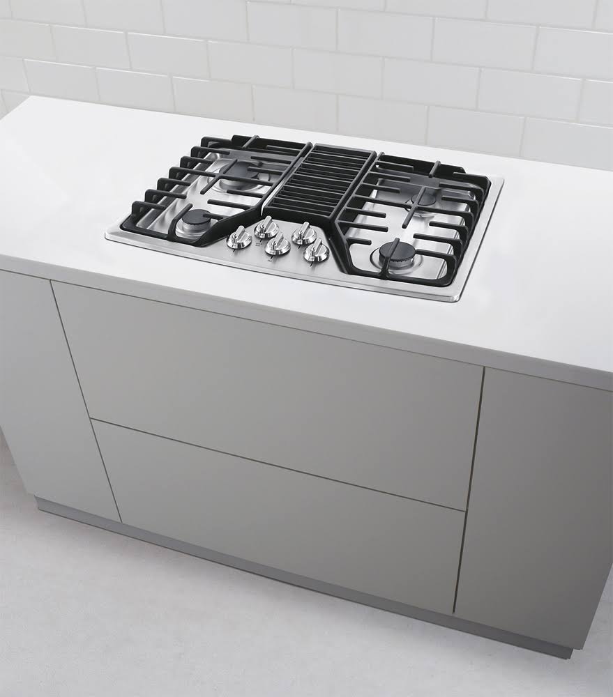 30 Inch Gas Downdraft Cooktop Stainless Steel Q28975