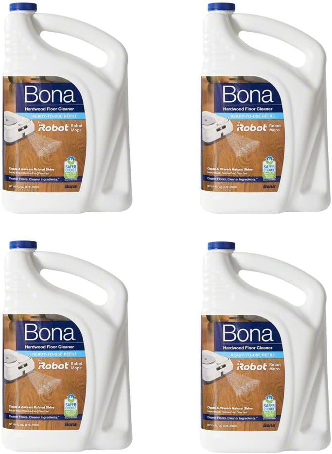 Hardwood Cleaning Solution for Robot Mop, 4-Pack G321205