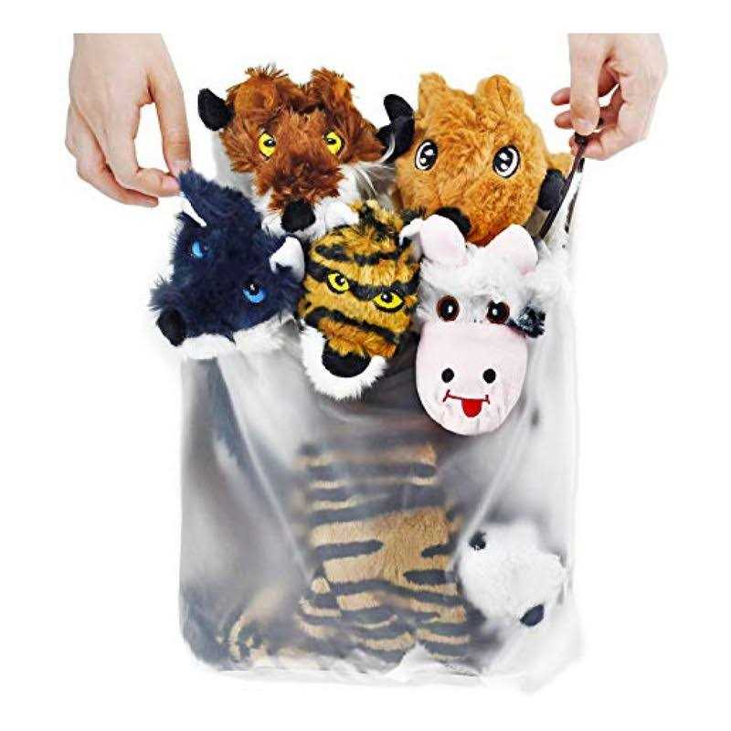 Crinkle Dog Toy for Small, Medium, and Large Breeds, No Stuffing Duck with Soft Squeaker H711222