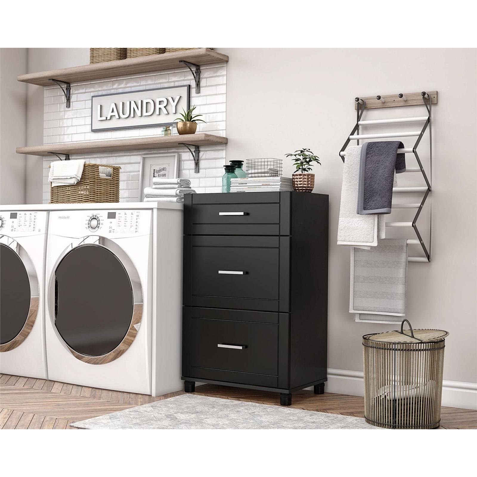 24 inch 3 Drawer Base Cabinet - White Y979