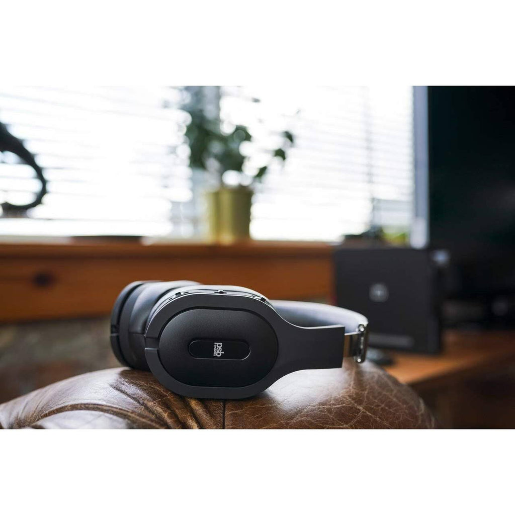 Wireless Active Noise Cancelling HD Headphones - Black I908