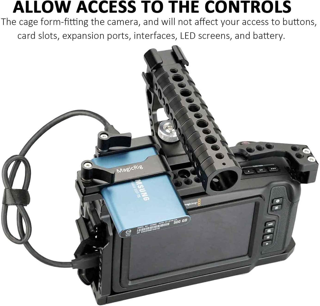Camera Cage Kit for BMPCC 4K/6K with Top Handle and SSD Mount G84008