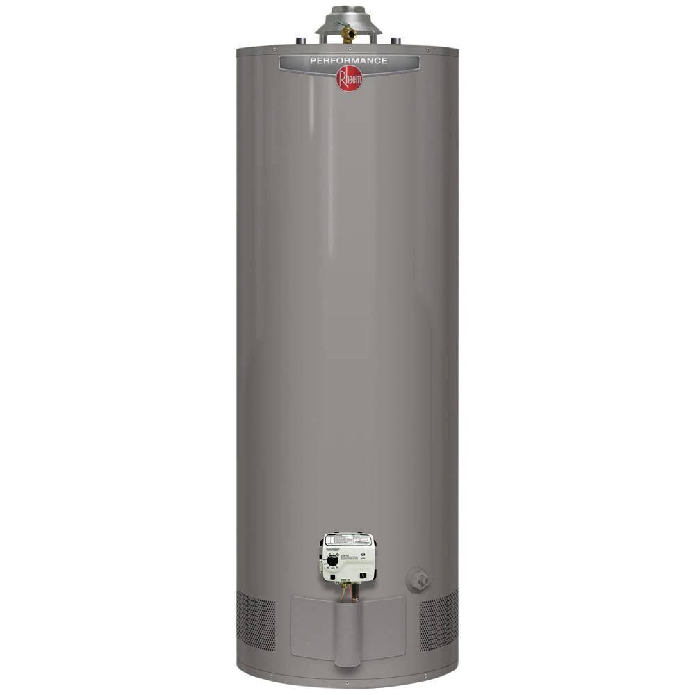 Rheem Performance 40 gal. Tall 6-Year 36,000 BTU Natural GAS Tank Water Heater with Top T and P Valve 693682