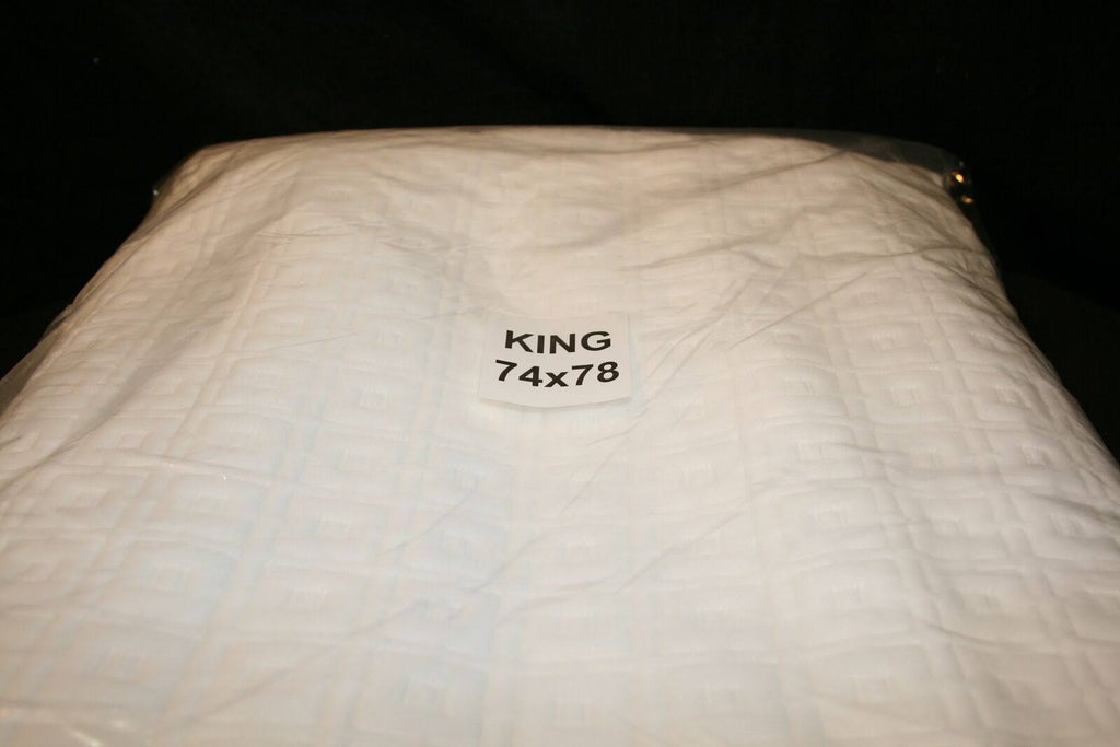 2.5-inch Serene Foam Mattress Topper, King, White L191246