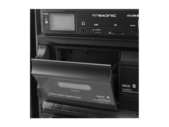 3-Speed Turntable with CD Player, Cassette Player, FM Radio and Speakers E710