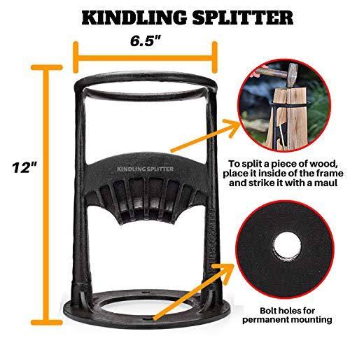 Cast Iron Manual Firewood Log Splitter E15604