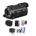 Panasonic HC-WXF991K 4K Ultra HD Camcorder with Wi-Fi - Bundle with Video Bag, 32GB U3 SDHC Card, 49