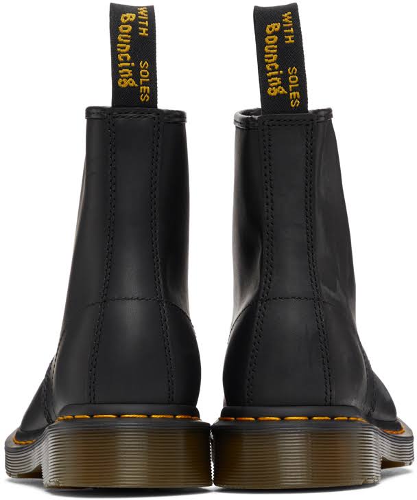 Black Greasy 1460 Boots F815148
