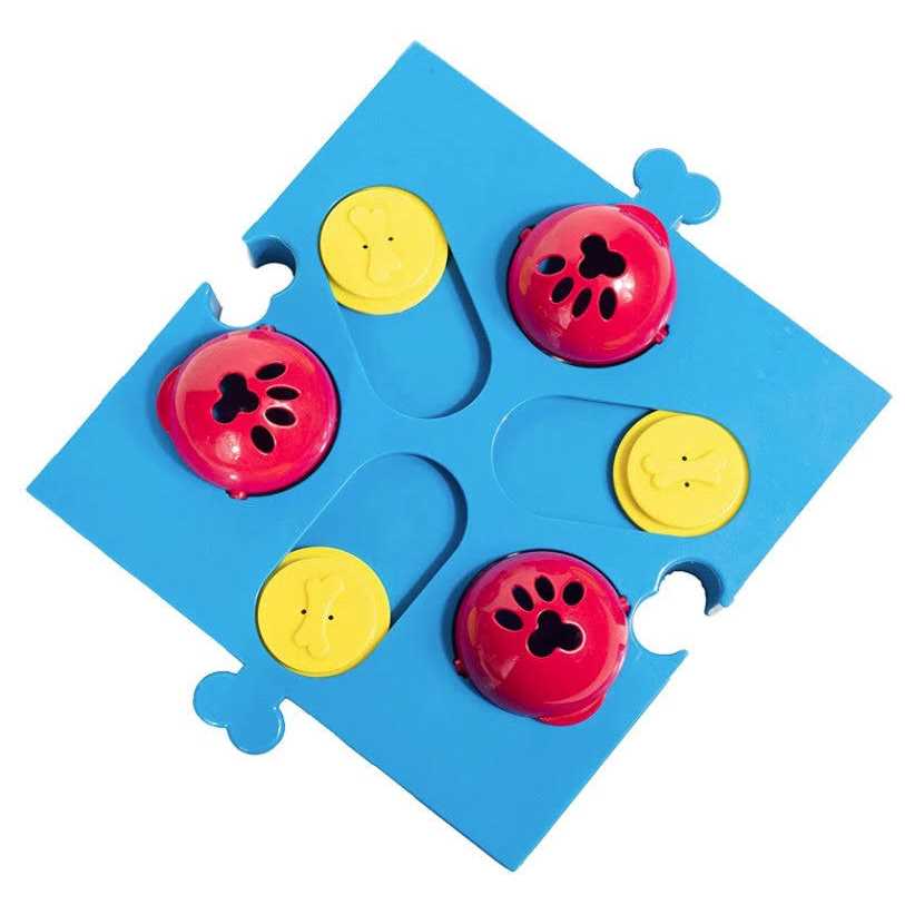 Interactive Dog Puzzle Toy with Treat Dispenser W971