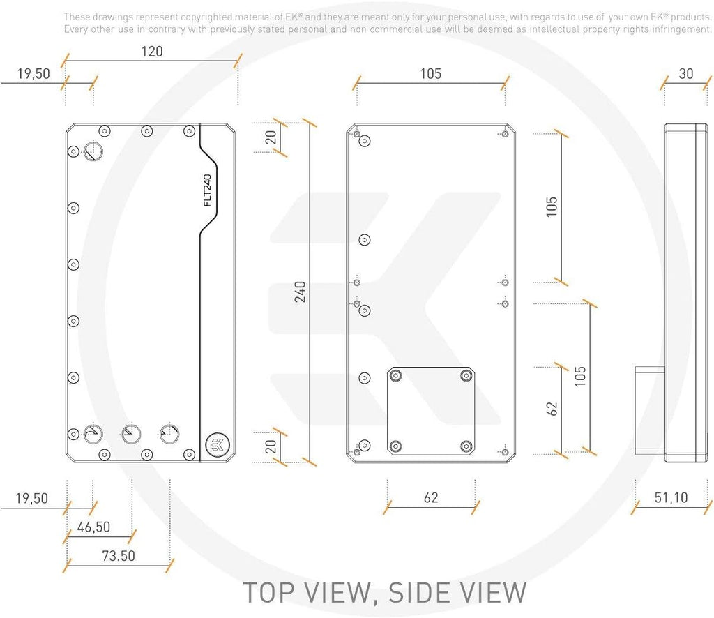 Pump/Reservoir Combo, DDC PWM, D-RGB, Plexi I133558