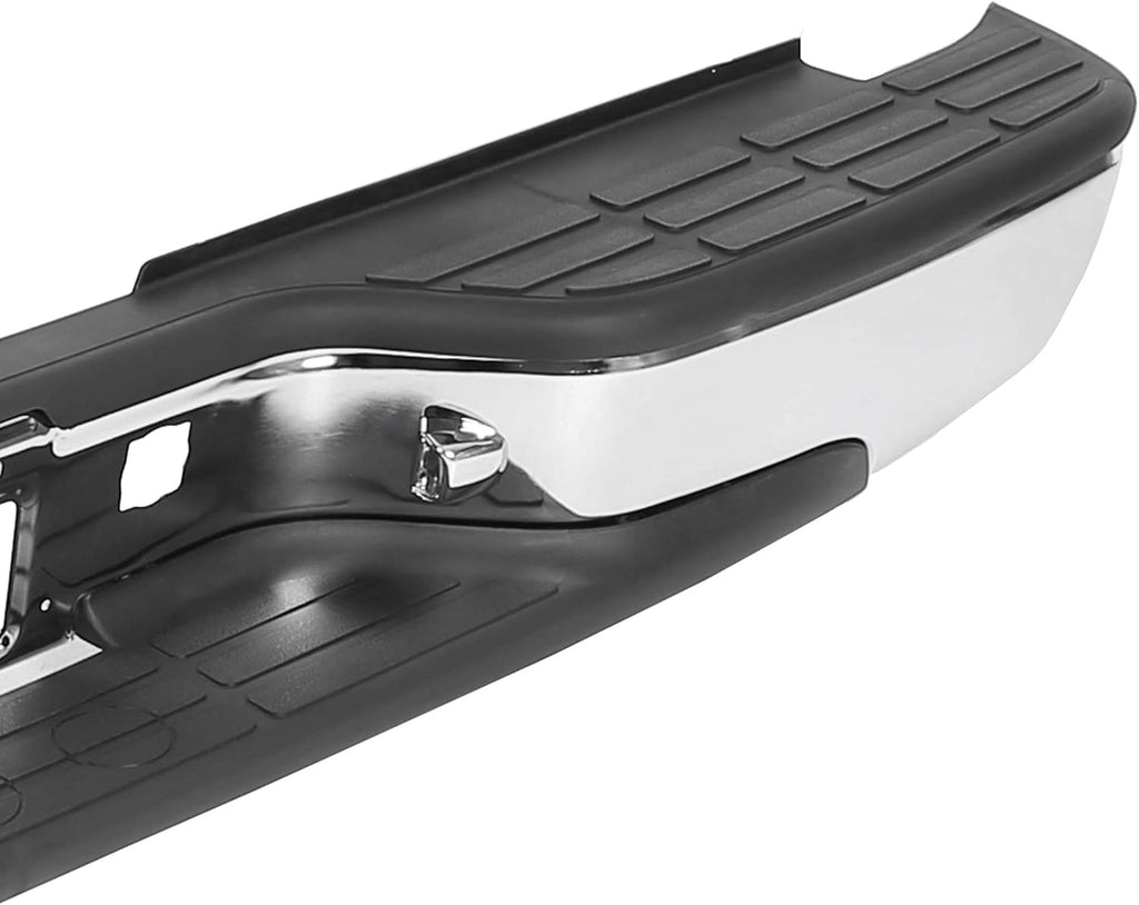 Chrome Steel Rear Step Bumper for 1999-2007 Chevy Silverado GMC Sierra 2500 HD 3500 O82244