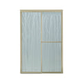 Sterling Deluxe 59.375 in. x 70 in. Framed Sliding Shower Door in Nickel with Handle