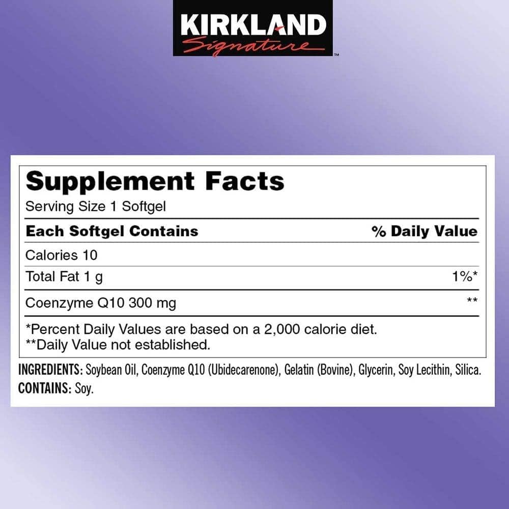 CoQ10 300 mg Softgels, 100 Count (Pack of 2) V445039