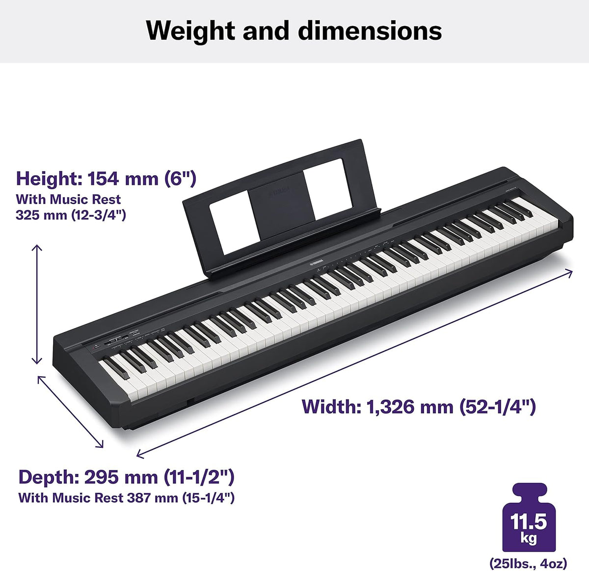 88-Key Weighted Digital Piano D649358