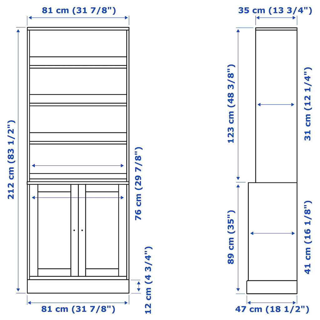 Storage Combination, White C518