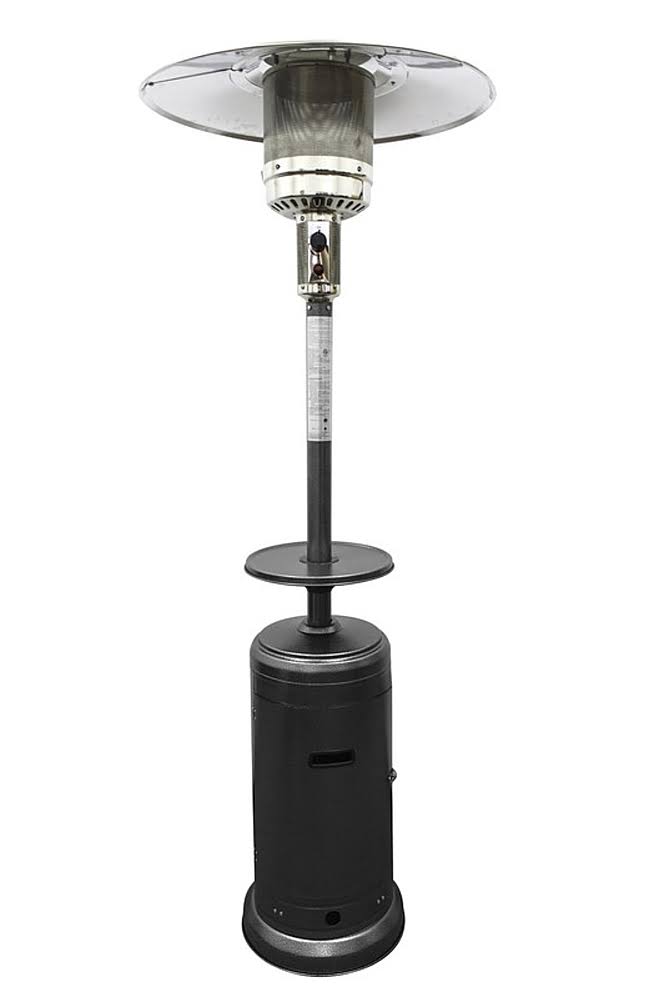 Garden Treasures 41000-BTU Hammered Silver Steel Floorstanding Liquid Propane Patio Heater | HLDS01-CB