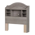 South Shore Savannah Twin Bookcase Headboard, Sand Oak